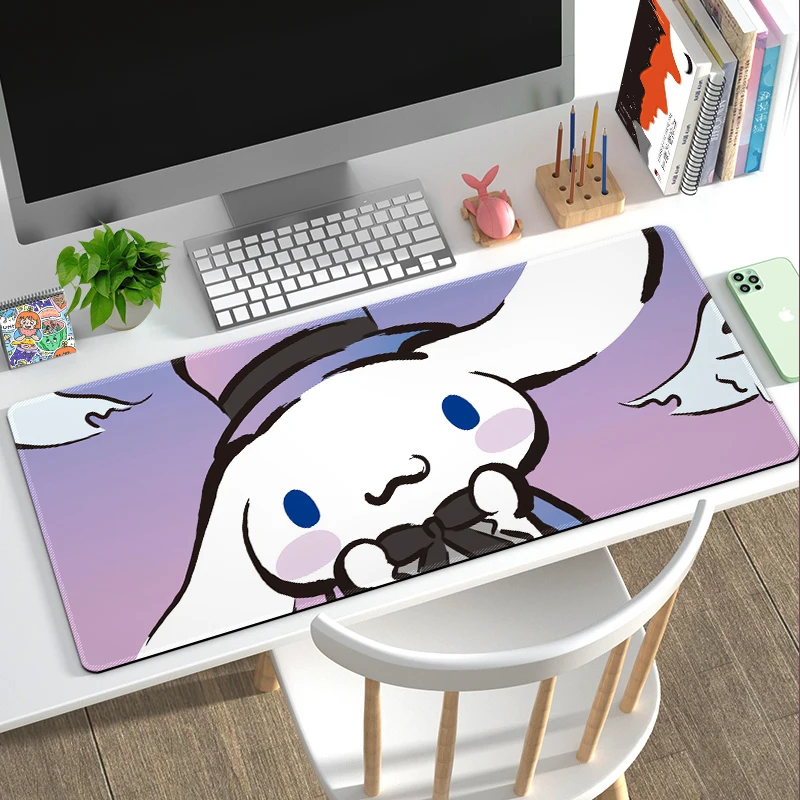 DIY Kawaii Большой Коврик для мыши мультяшный компьютерный коврик клавиатуры