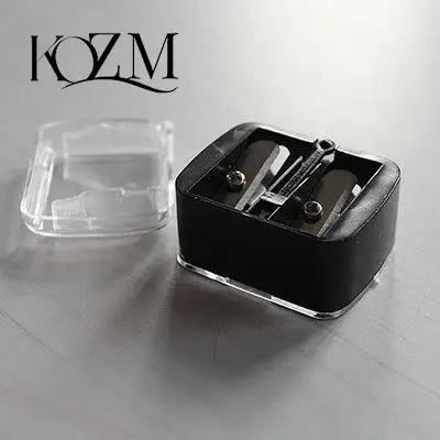 

Women Ladies Double Holes Sharpener Pencil Sharpeners For Cosmetic Brushes Eyeliner Pencil Makeup Pencils Wholesale 1 Pc