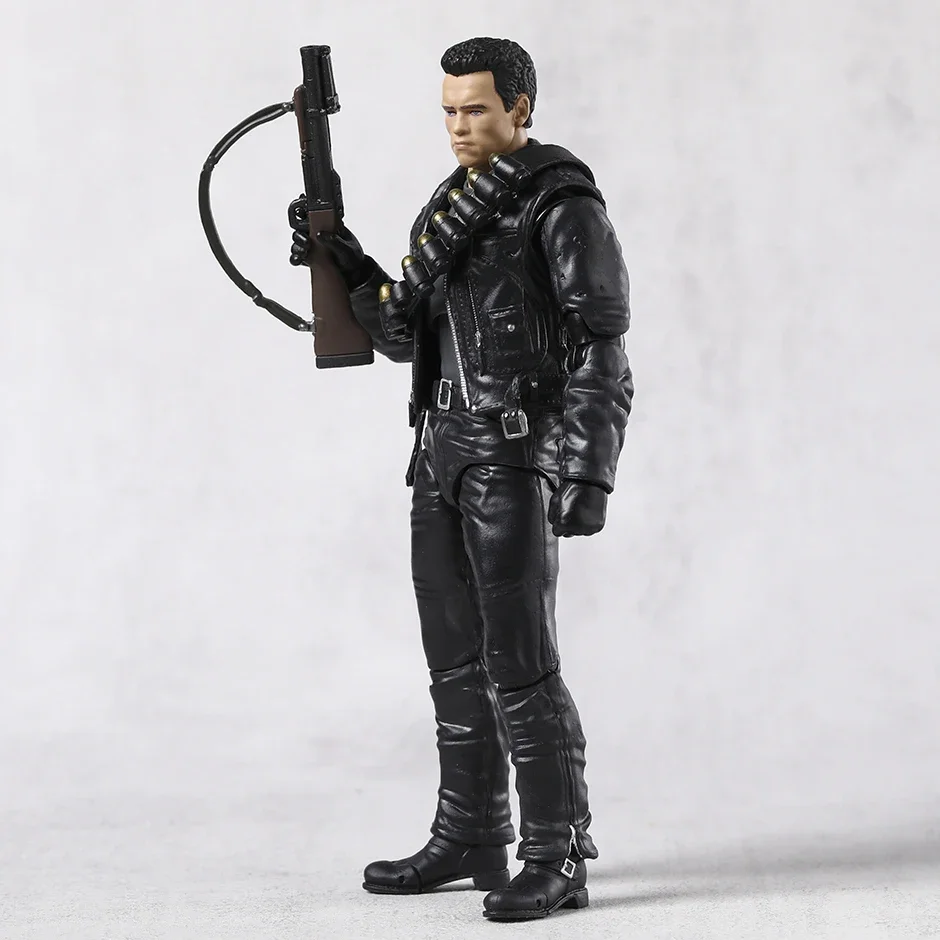 MAFEX No199 Терминатор 2: День Judgement T-800 Фигурка Коллекция ПВХ Модель Игрушки Подарок