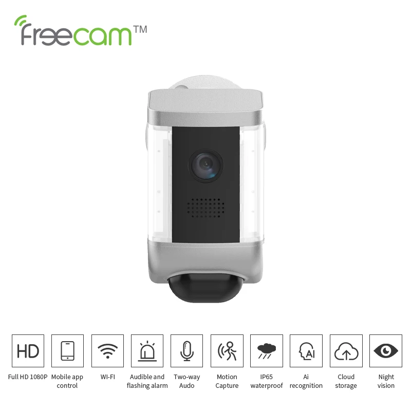 

Камера видеонаблюдения Freecam 861 с поддержкой Wi-Fi и ночного видения