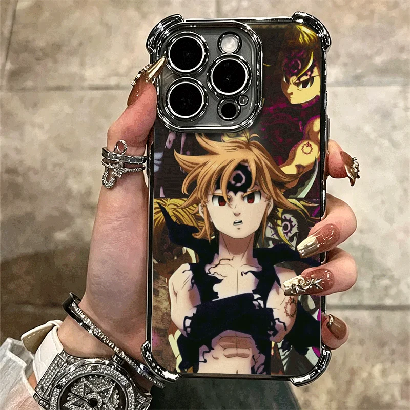 Чехол для телефона Seven D-Deadlys Sins Meliodas с покрытием для iPhone 16 17 Pro Max Air 17E 16E 14 15 Plus 12 13 11, защита от падений (art.: 3920db63fc720) - 3920db63fc720