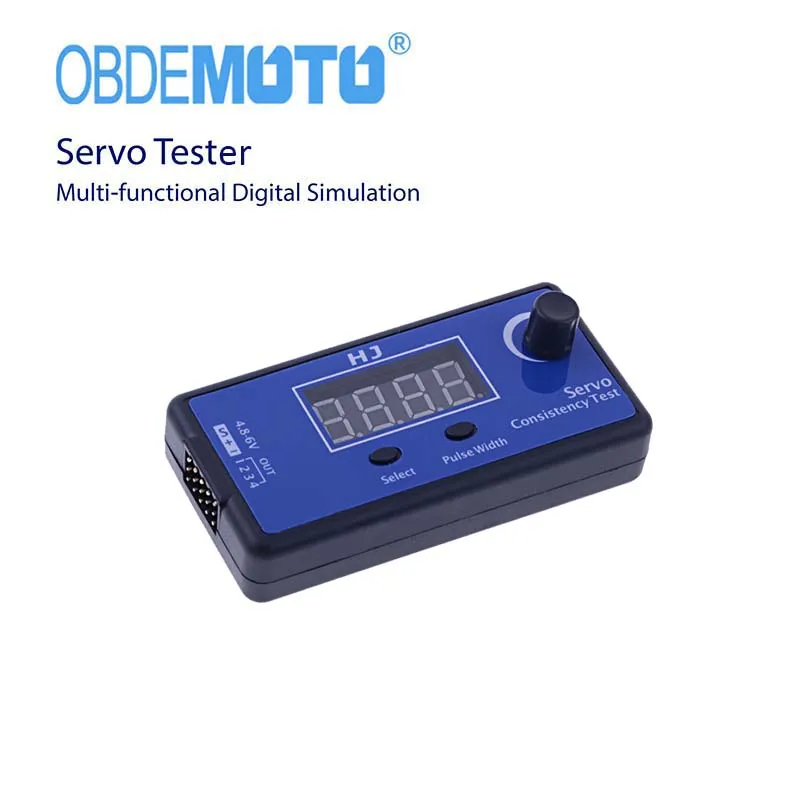 

Servo Tester DC 4.8-6V Digital Mini 3 Mode ESC Consistency Steering Gear Measurement for RC Helicopter Airplane Car Tool Part HJ