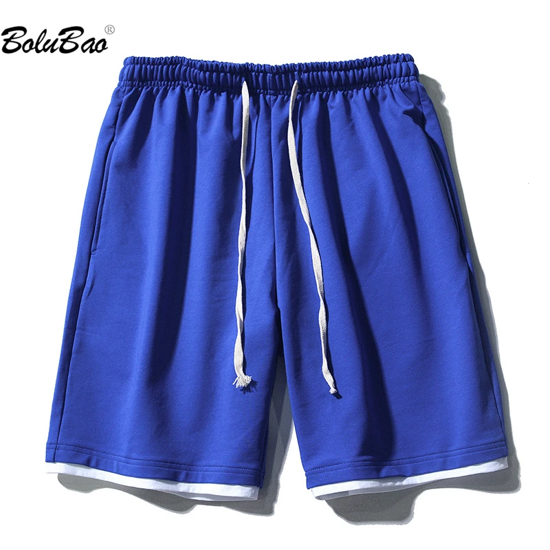 

BOLUBAO 2023 Casual Shorts Men's Summer New Cotton Sweat-Absorbing Slim Sweatpants High-Quality Design Trend Hot Shorts Men's