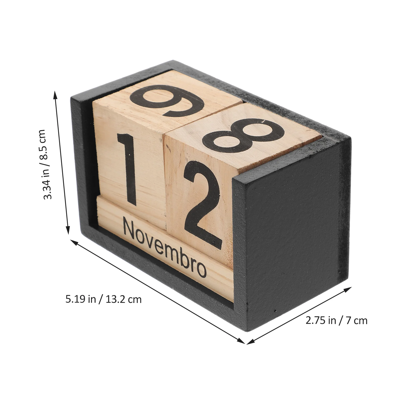 Настольные календари деревянные блоки вечный мини-куб для планирования времени