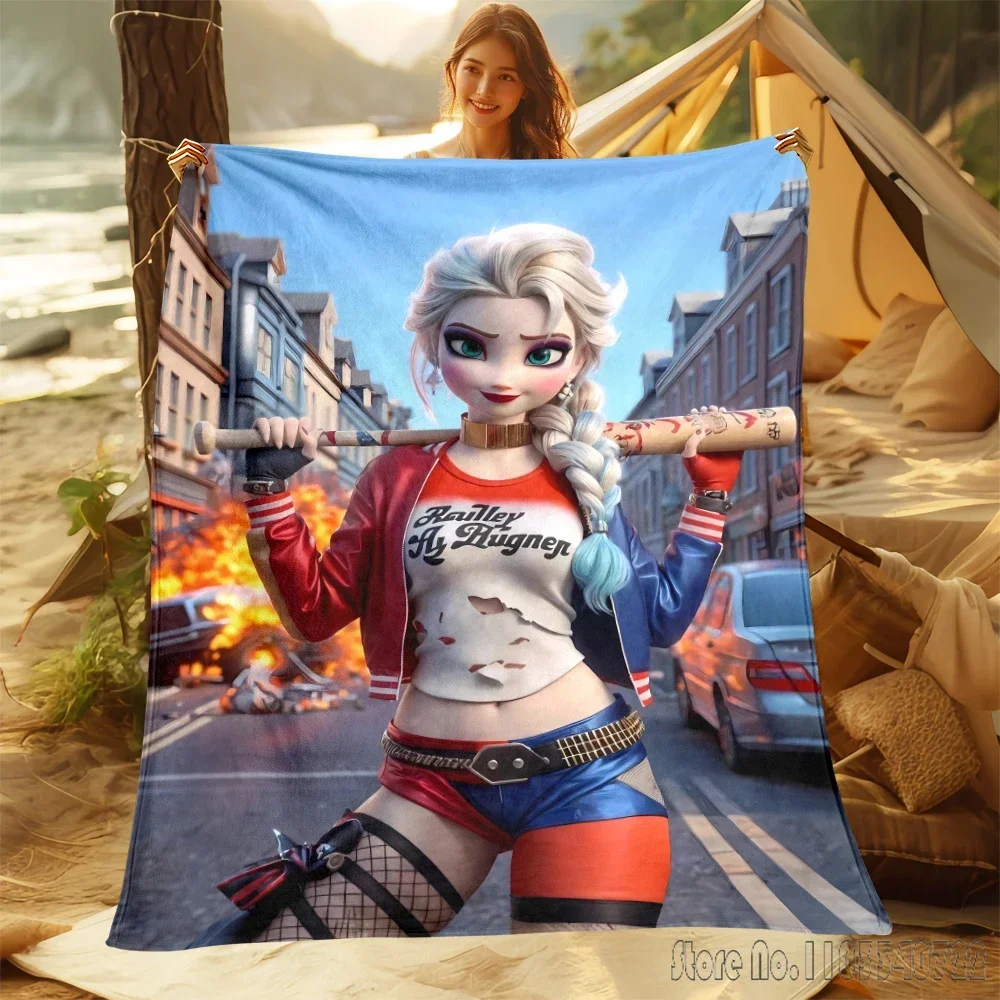 Одеяло детское флисовое с 3D-принтом Холодное сердце