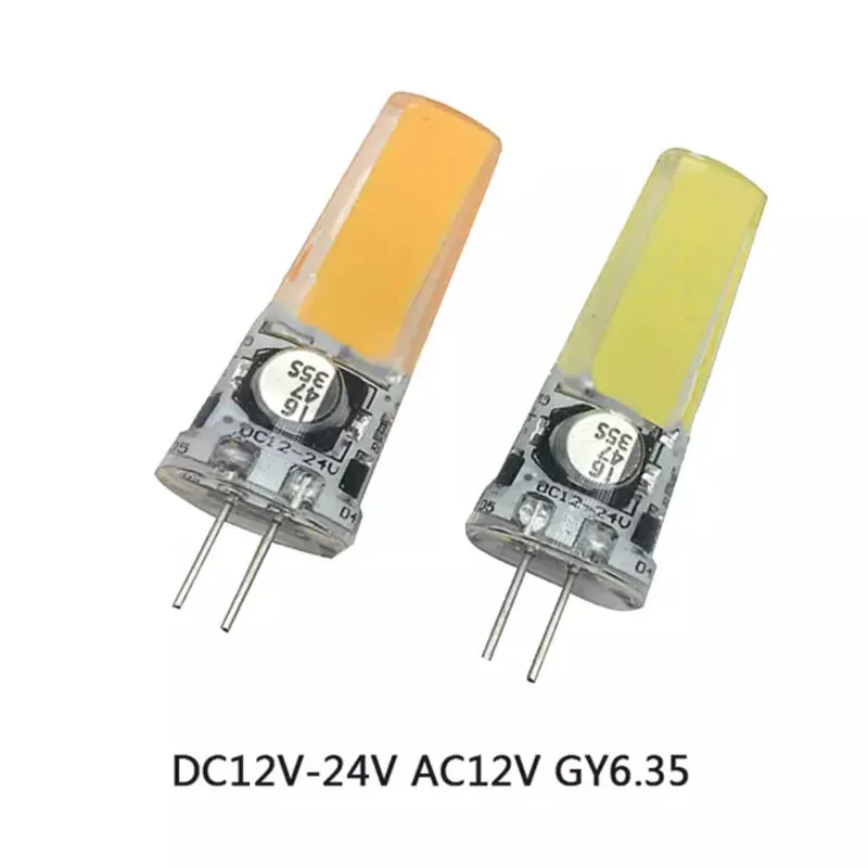 G4 GY6.35 LED COB Lamp 2508 6W Bulb AC DC 12V 24V Candle Lights Replace 50W Halogen for Chandelier Spotlight