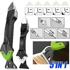 5 в 1 силиконовый инструмент для удаления швов, герметик для отделки, набор гладких скребков, инструменты с лентой для шва, набор пластиковых ручных инструментов, Аксессуары #