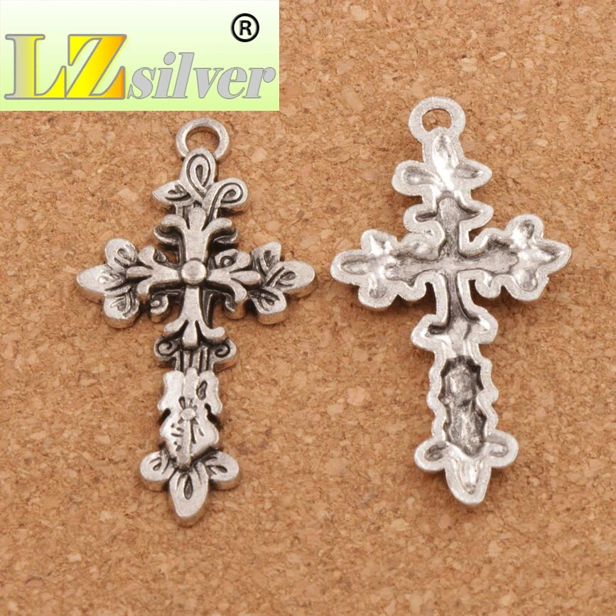 Фото 10 шт., бусины из цинкового сплава, 25x47,5 мм №5