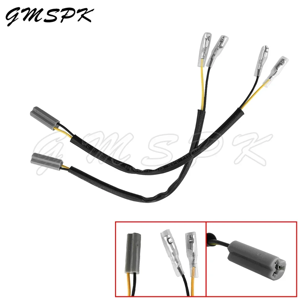 

2/4X мотоциклетный указатель поворота, поворотник, 2-проводной адаптер, разъем, подходит для SUZUKI GSXR 1300/1000/750/600 SV650 GSF1200S