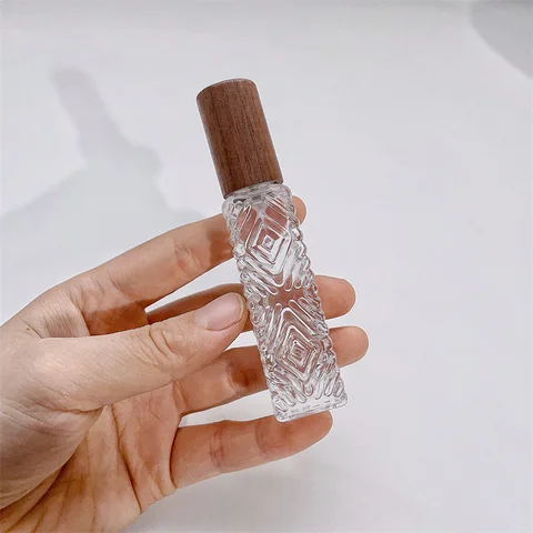 Миниатюрные стеклянные распылители для духов ZHUXAOWAN, 10 мл, 12 мл