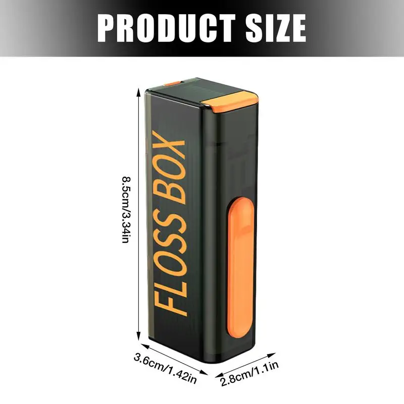Автоматический выдвижной диспенсер для зубной нити портативный контейнер в