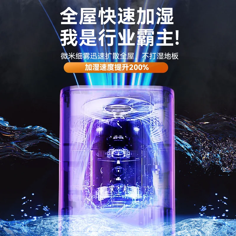 Интеллектуальный бесшумный увлажнитель сильный туман спрей постоянная