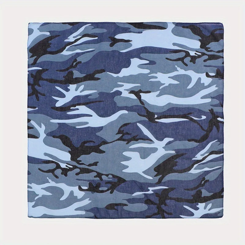 Уличная камуфляжная бандана 53x53 см, уличная Ретро бандана в стиле хип-хоп, небольшая бандана, головной платок (art.: 3920c896df853) - 3920c896df853