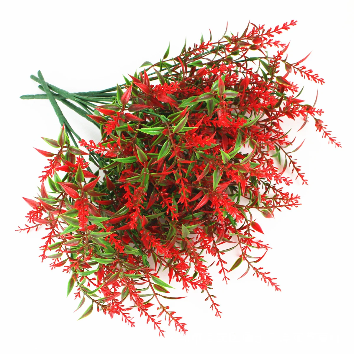 

3pcs Artificial Flowers Lavender Grass Outdoor UV Resistant No Fade Faux Plastic Plants Garden Hotel Porch Window Box DIY Decor