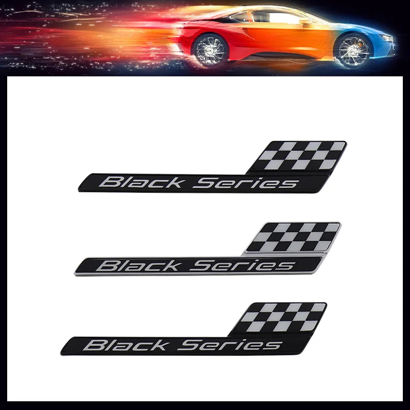 3D Стайлинг автомобиля черная серия для Mercedes Benz GT GTS AMG C63 E63 W212 W213 W205 W177 дверь