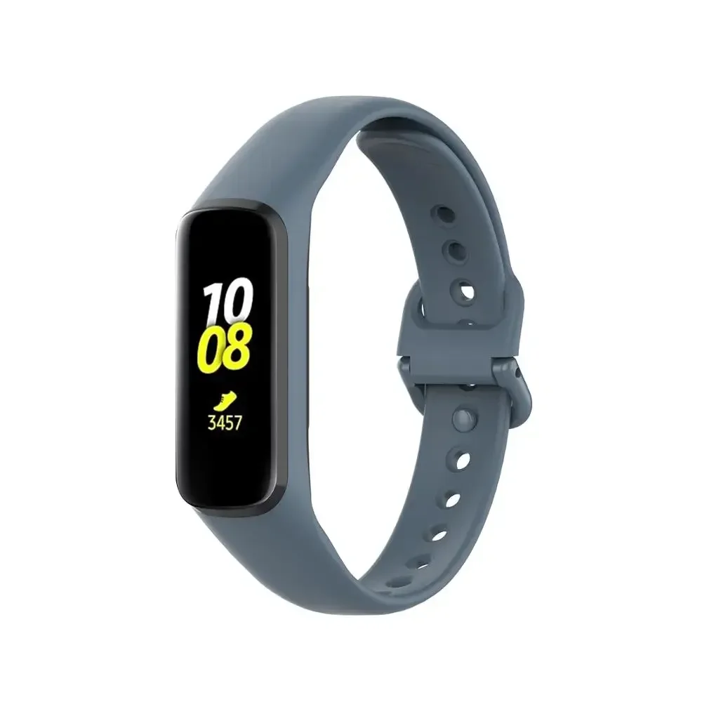 Фото Спортивный ремешок для смарт-часов Samsung Galaxy Fit-e R375, сменный силиконовый браслет для Galaxy Fit-e R375, ремешок для смарт-часов №4