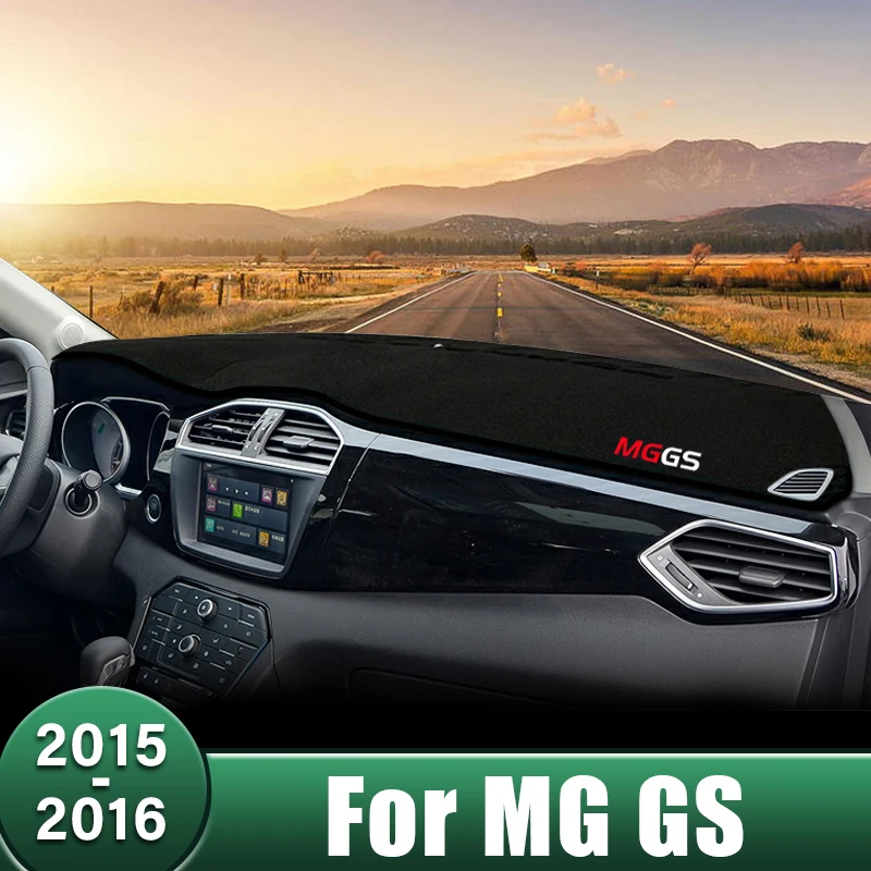 

Car Dashboard Cover Sun Shade Mats Avoid Light Pads Non-Slip Case Instrument Panel Carpets Accessories For MG GS MGGS 2015 2016