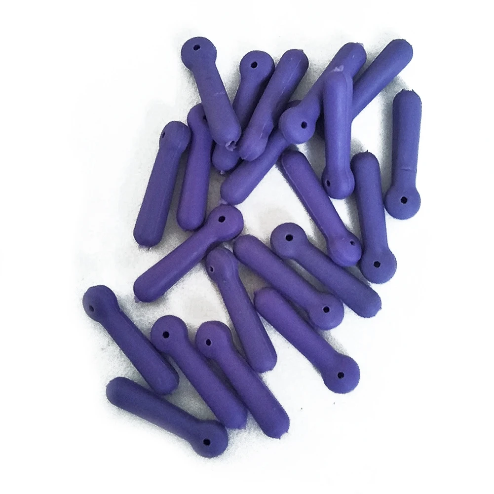 

50pcs Fishing Floats Holders Fishing Waggler Floats Adaptors Fish Tackle Gear Changing Waggler Float Silcone Tackle Pesca