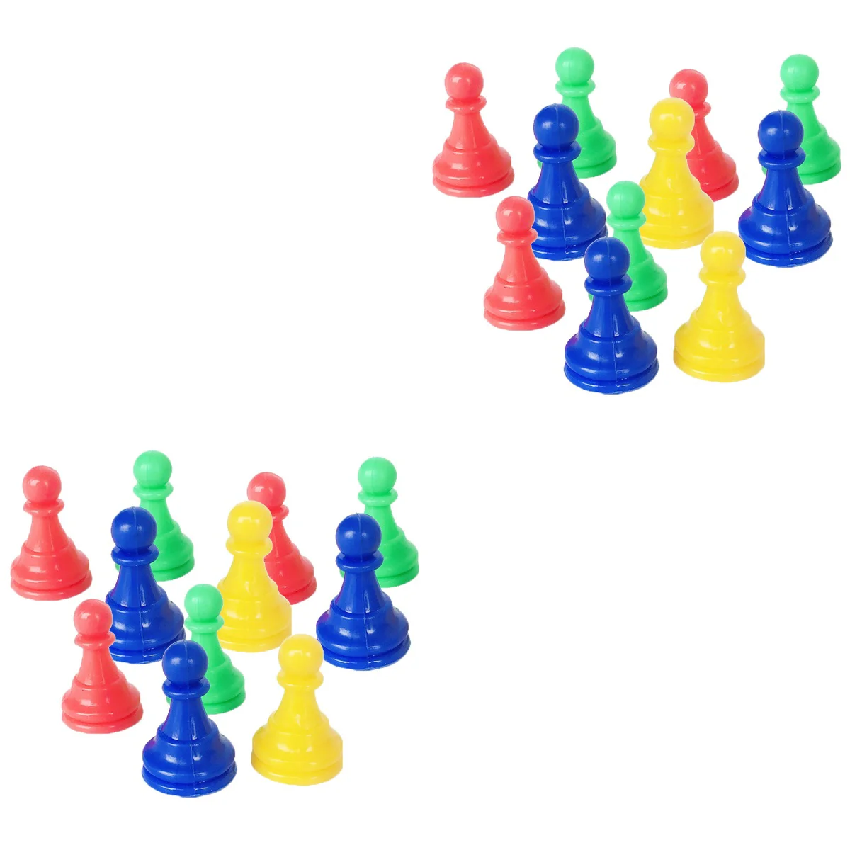 

Game Board Pieces Chess Checkers Accessories Plastic Checker Replacement Pawn Color Mixed Ludo Sorry Parcheesi New Pegs Year