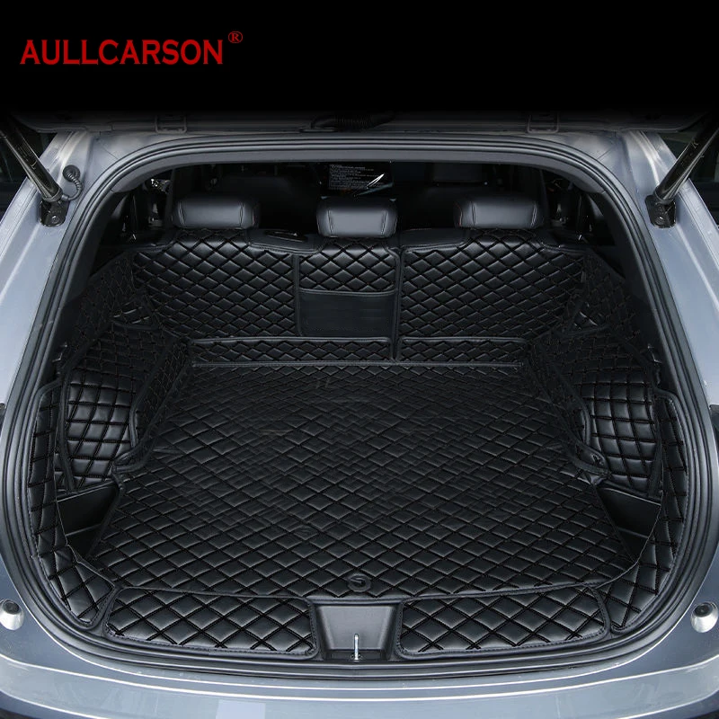 

Для НОВЫХ ковриков в багажник Haval F7 2024 2025, одинарные полностью объемные кожаные прочные грузовые вкладыши, покрытие багажника, аксессуары для салона автомобиля