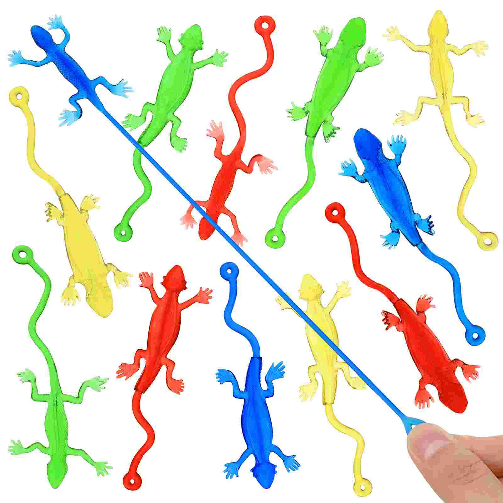 

24 Pcs Sticky Lizard Toy Child Halloween Toys Stretchy Tpr Birthday Gift Pinatas
