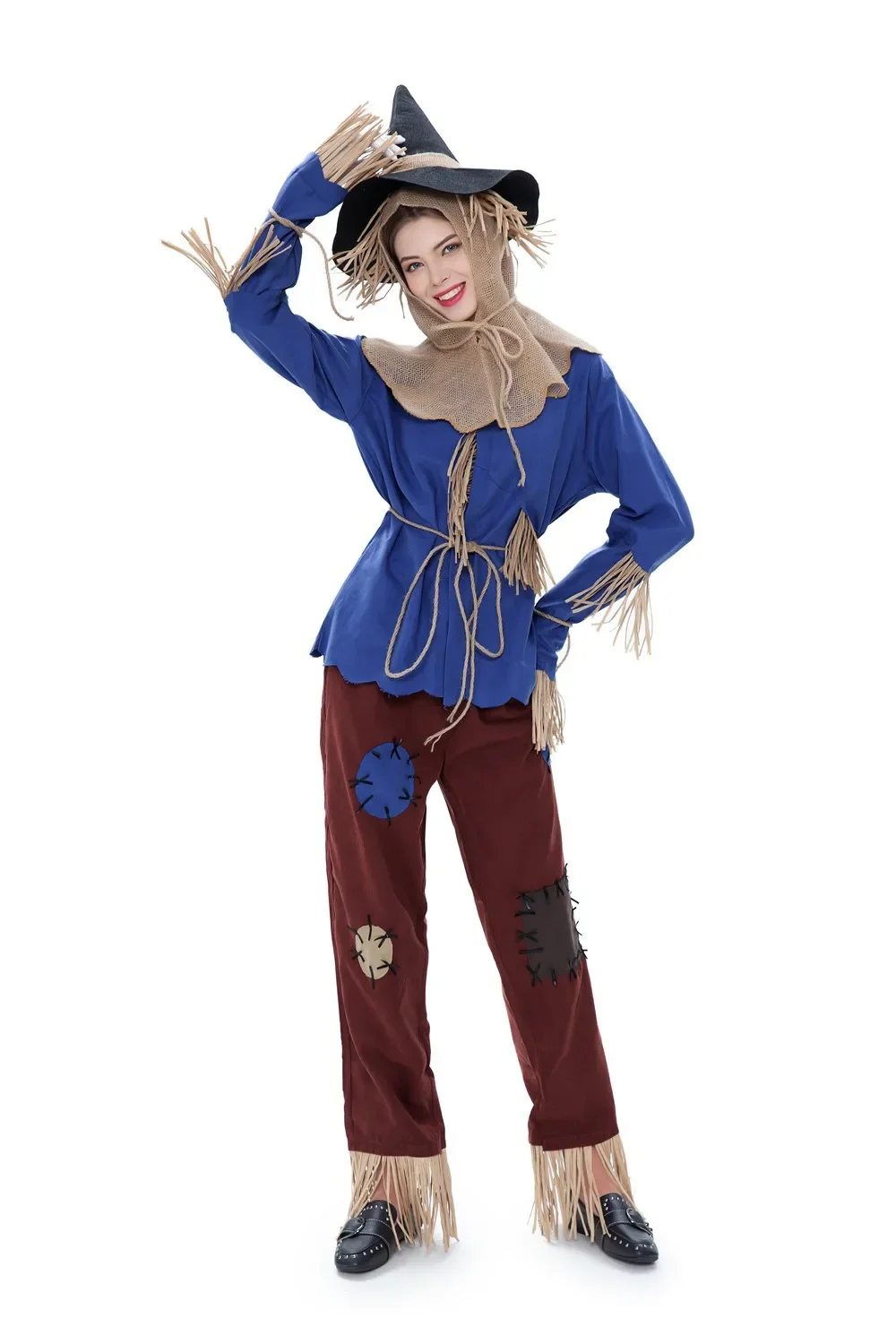 Нашивка в виде тыквы на Хэллоуин для взрослых и детей Волшебник Оз страшник