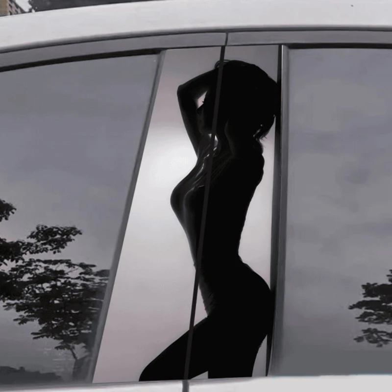 2024 новая модификация автомобиля наклейка на столб соблазнительная девушка