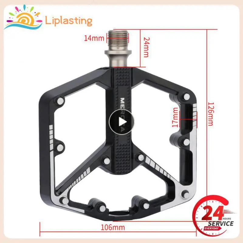 

Aluminum Alloy Riding Pedal Mountain Bike Pedal Durable Anti-skid Nail Column Bicycle Accessories Bicycle Pedal 3 Bearing