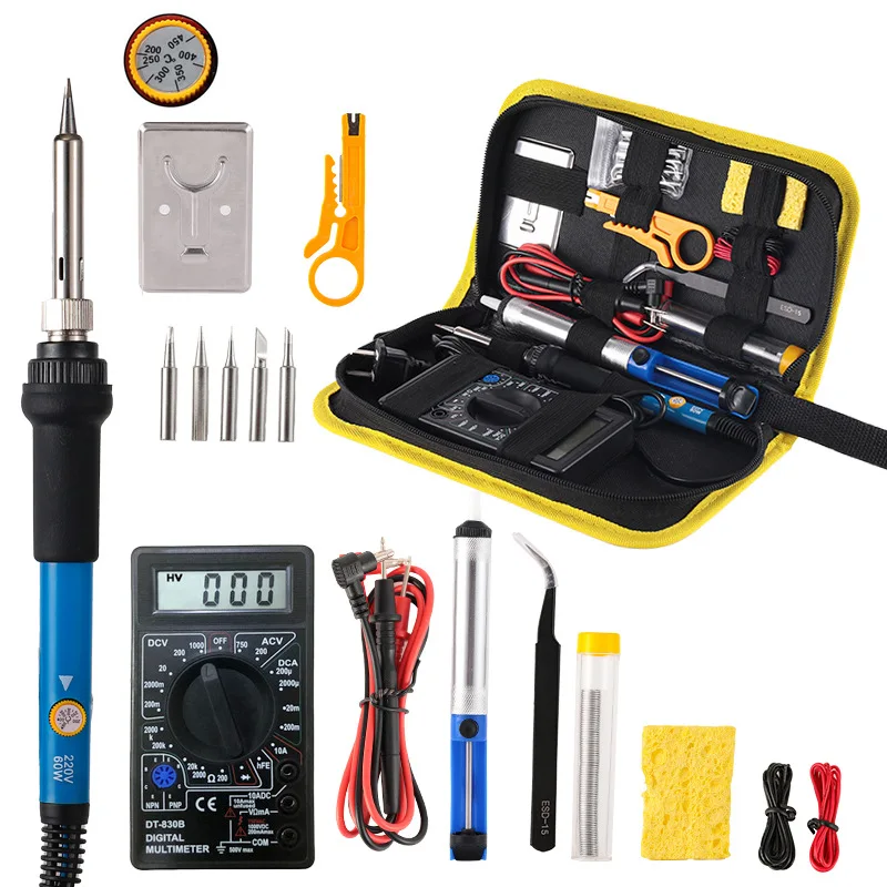 

Adjustable temperature electric soldering iron welding set 110V220V936 electric soldering iron 60W