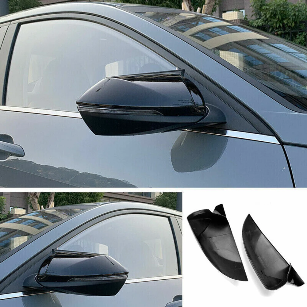 

Mirror Covers Car Rear View Rear View Mirror Trim Cover For Hyundai Elantra 2021-2022 Exterior Parts High Quality