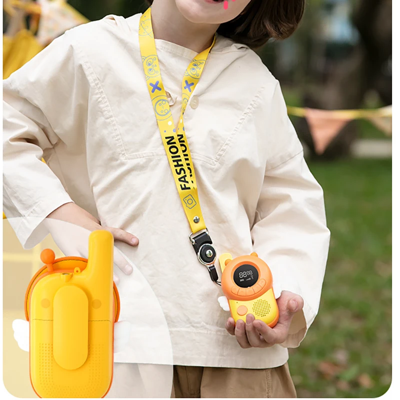 Фото Infant Shining Children's Walkie-Talkie Children's Mini Toy Portable UHF Wireless Internet Walkie-Talkie Children's Gift Bees №5
