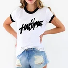 Хаджим Мияги женские футболки с буквенным принтом 2022 модная футболка Женские топы футболки русская группа хип-хоп летние топы женская футболка