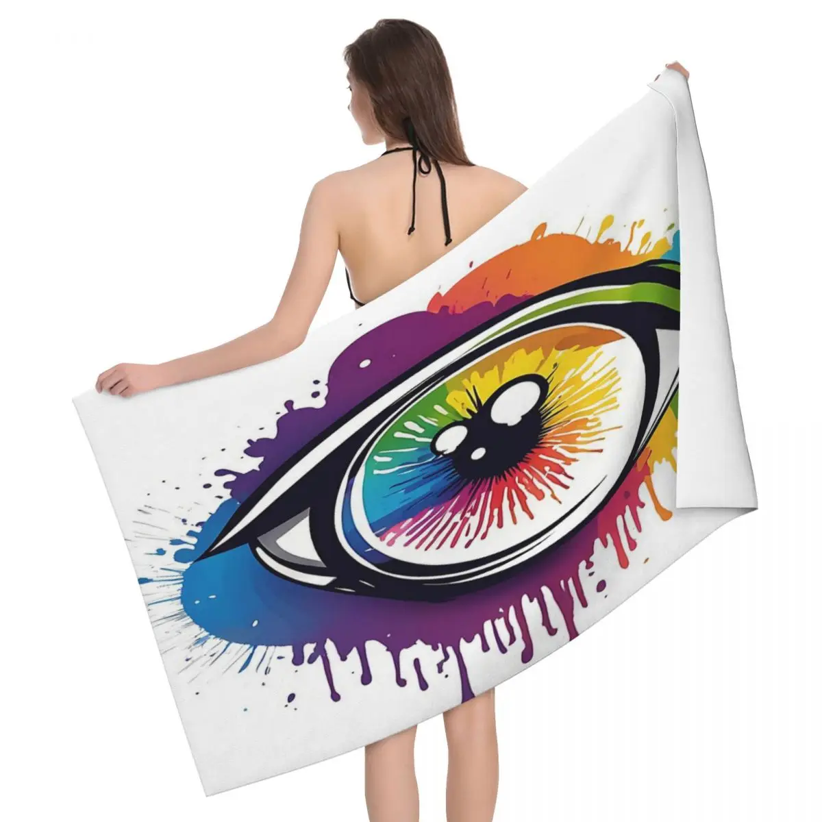 Water-absorbent Suitable For Beach Personalised Pattern