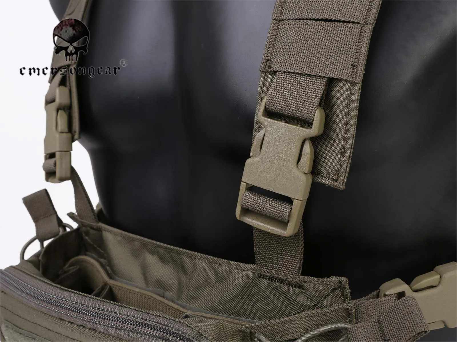Emersongear-Micro Chest Rig Охотничий Жилет Mini Spiritus тактический носитель для страйкбола EM9557