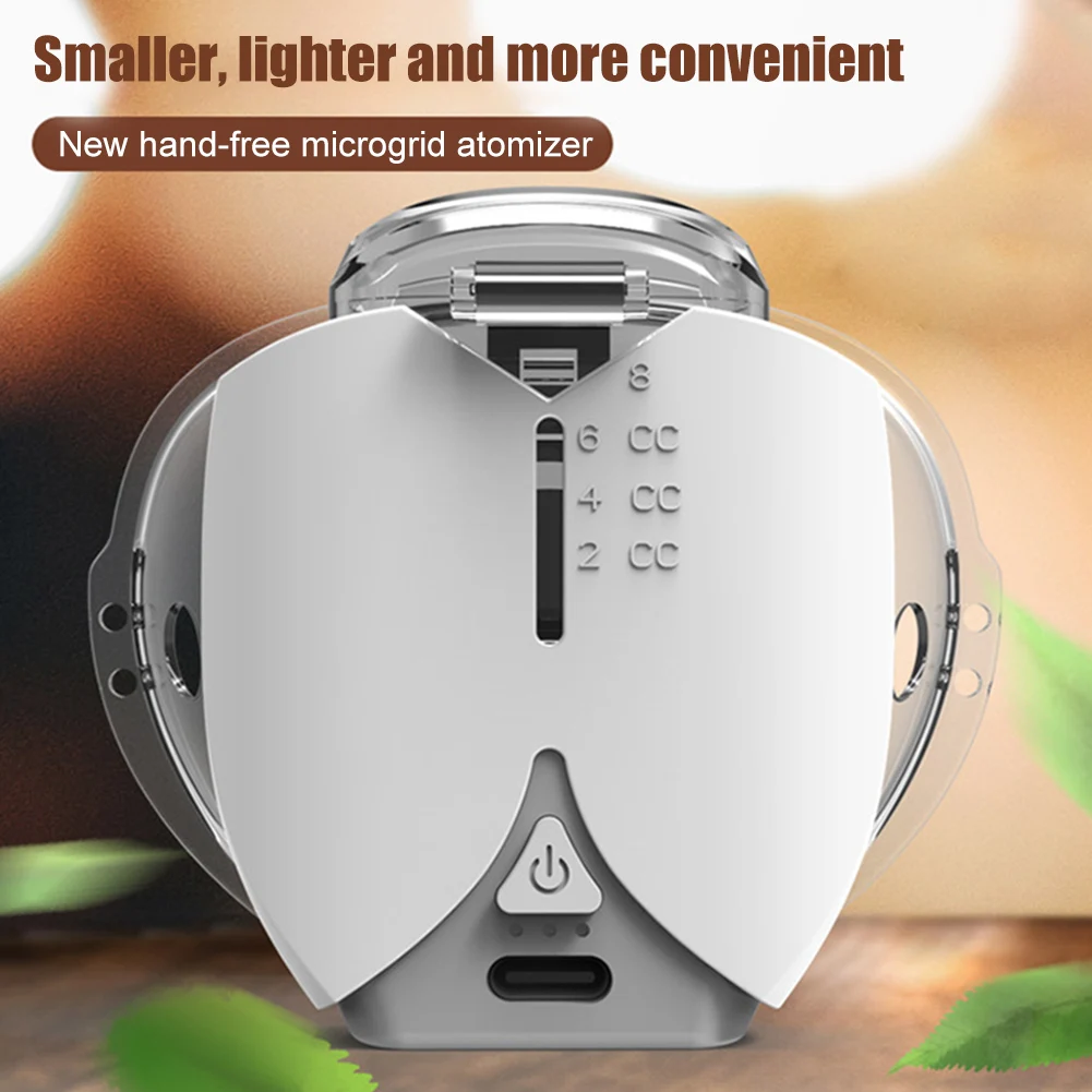

Portable Hands-free Nebulizer Homeuse Cough Atomizer Nebuliser Inhalator Adult Children Silent Inhaler Humidificador Nebulizador