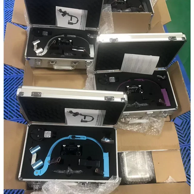 Налобный фонарь с лупой 2 5x 3