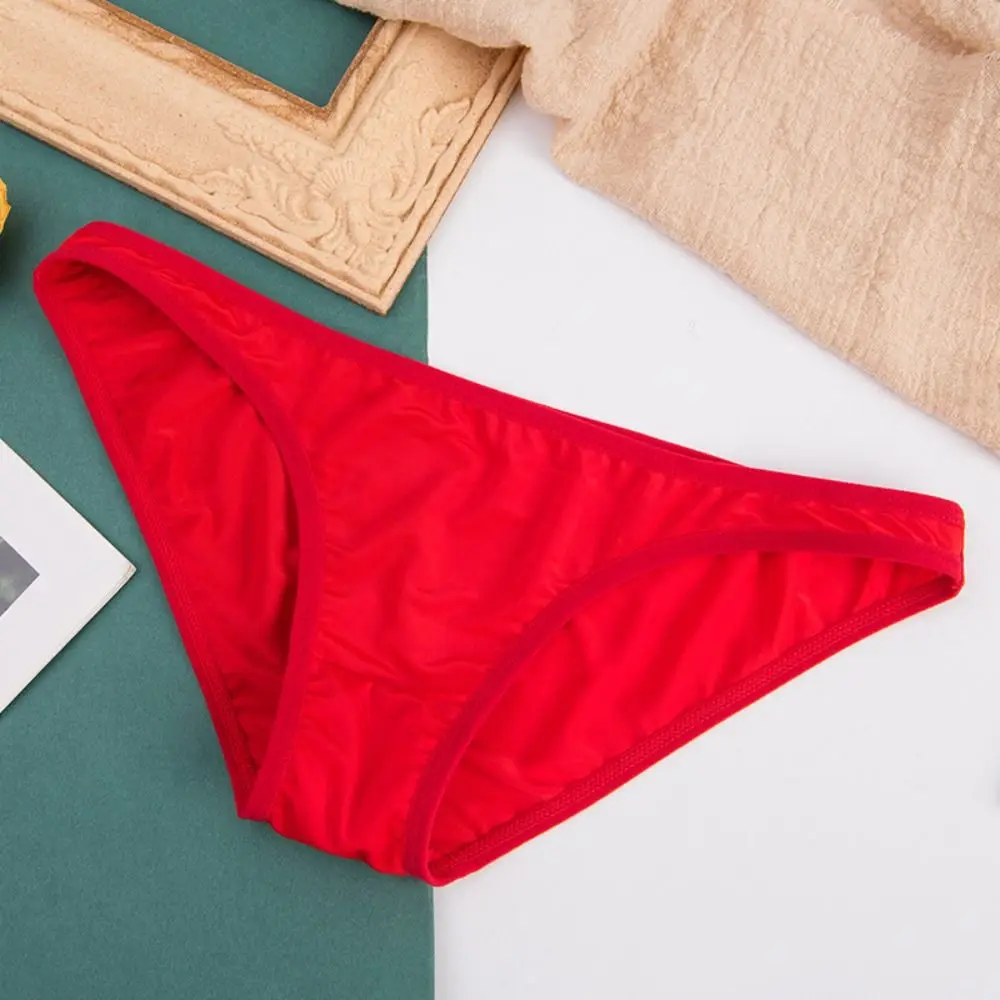 Мягкие треугольные трусики с заниженной талией хлопковые промежностью тонкие