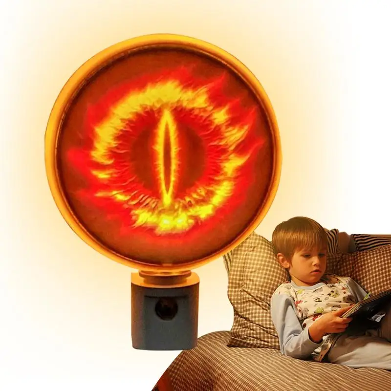 Светодиодный ночник с тематикой Глаз Саурона настенный мягкий неяркий для