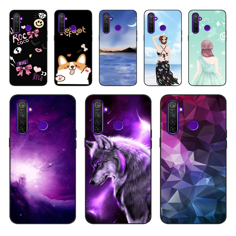 Чехлы для Realme 5 чехол OPPO Pro RMX1971 Realme5 5Pro задняя крышка из ТПУ Мраморная Обложка |