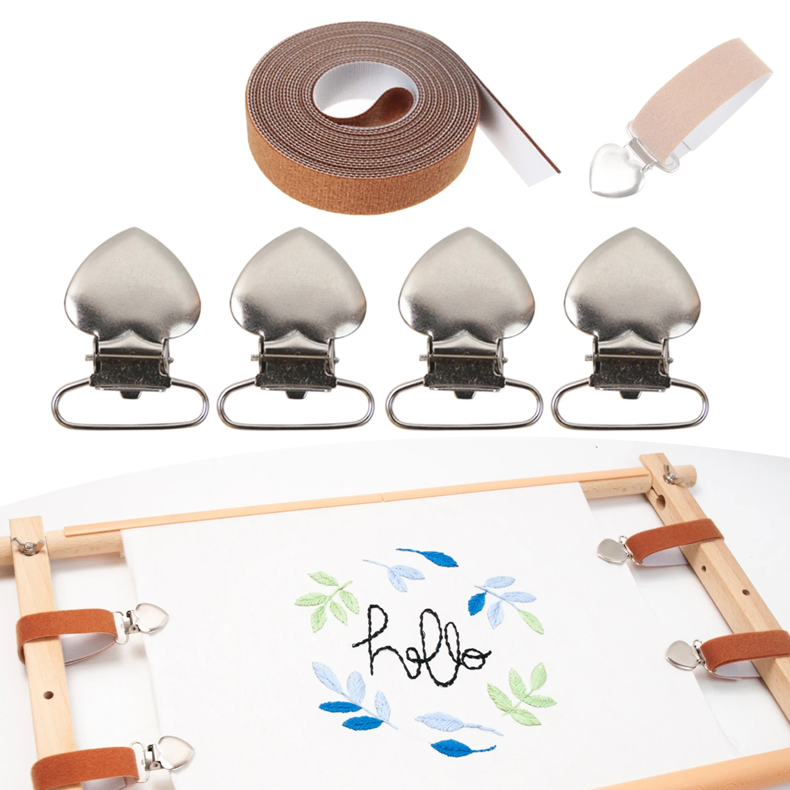 2023 популярный простой съемный набор боковых зажимов большого размера для вышивки крестиком набор прочных инструментов для вышивки аксессуары приспособления для шитья