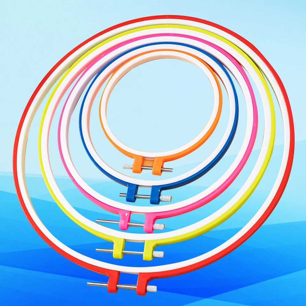 

Embroidery Hoops Hoop Ring Cross Craft Circleholder Needlepointwooden Sewing Set Stand Round Mini Small Rings Tapestry Loop Loom