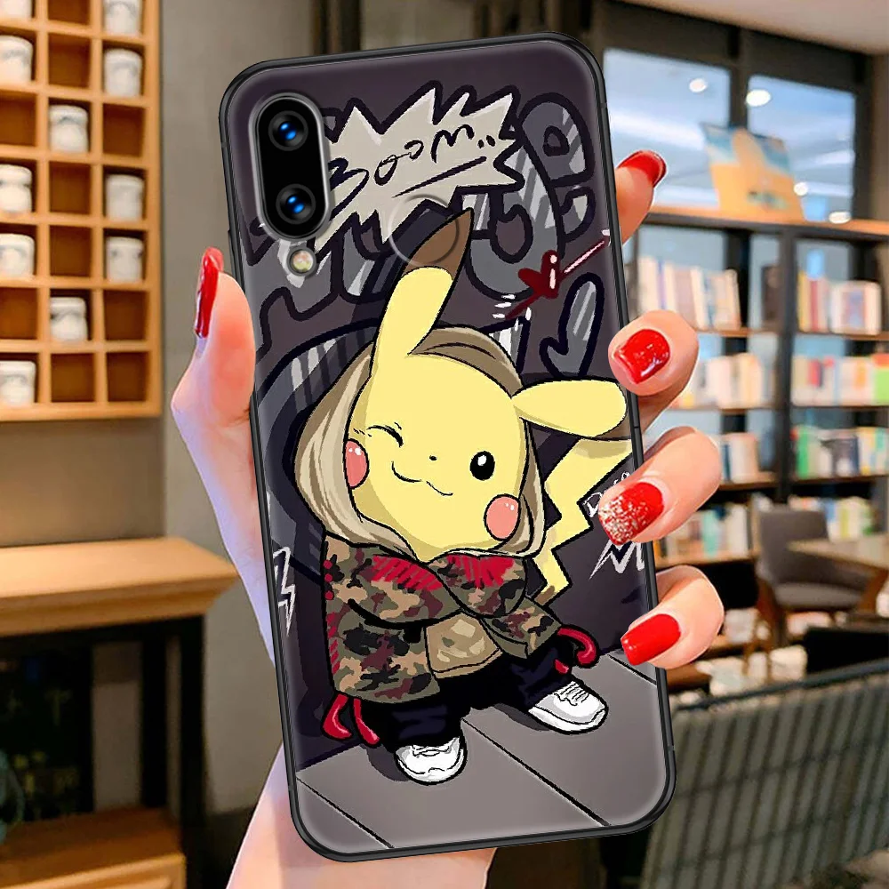 Чехол для телефона с японским аниме покемоном Пикачу Huawei Honor 6 7 8 9 10 10i 20 A C X Lite Pro Play