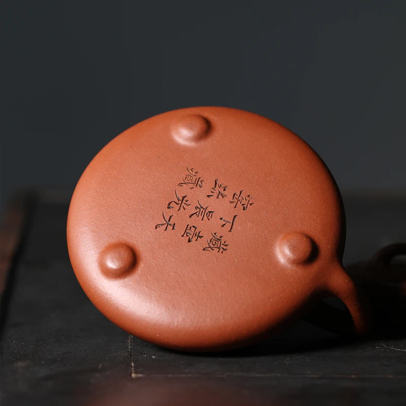 [Печь утреннего света] Собранный чайник ручной работы из фиолетовой глины И