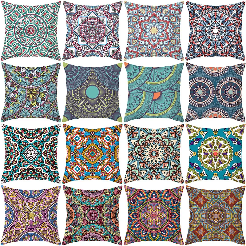 

Mandala Pattern Decorative Pillowcase Pillow Sofa Cushion Cover Home Decor Pillowcase