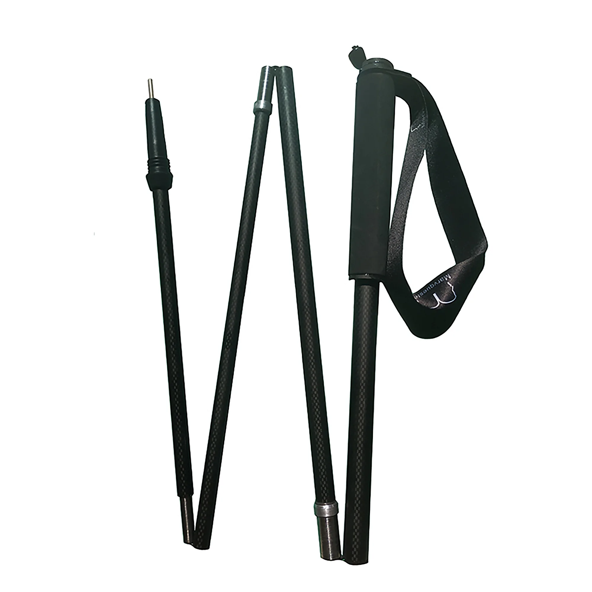 Ultralight foldable Carbon fiber trekking pole female pole Eva handle Climbing pole for 173-183cm height