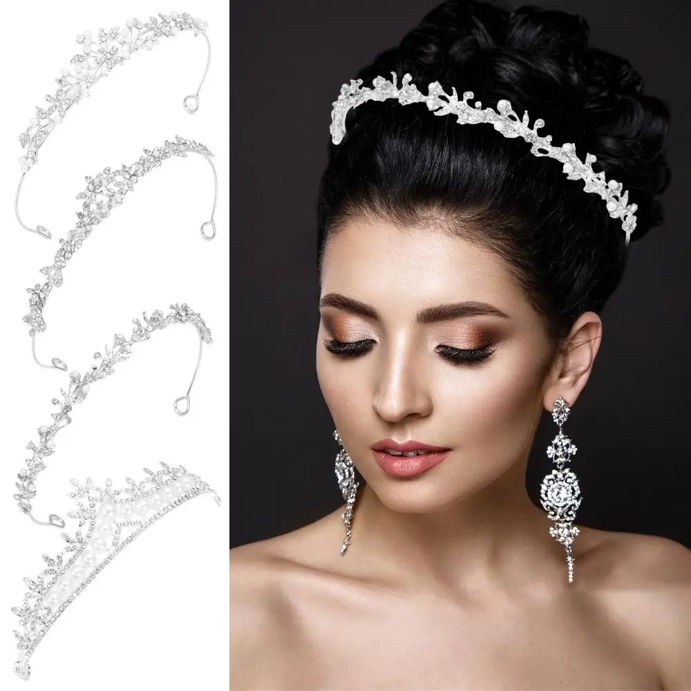 

Gift Wedding Party Headdress Women Girls Fashion Hair Accessories Princess Tiara Headpieces Crown Headbands