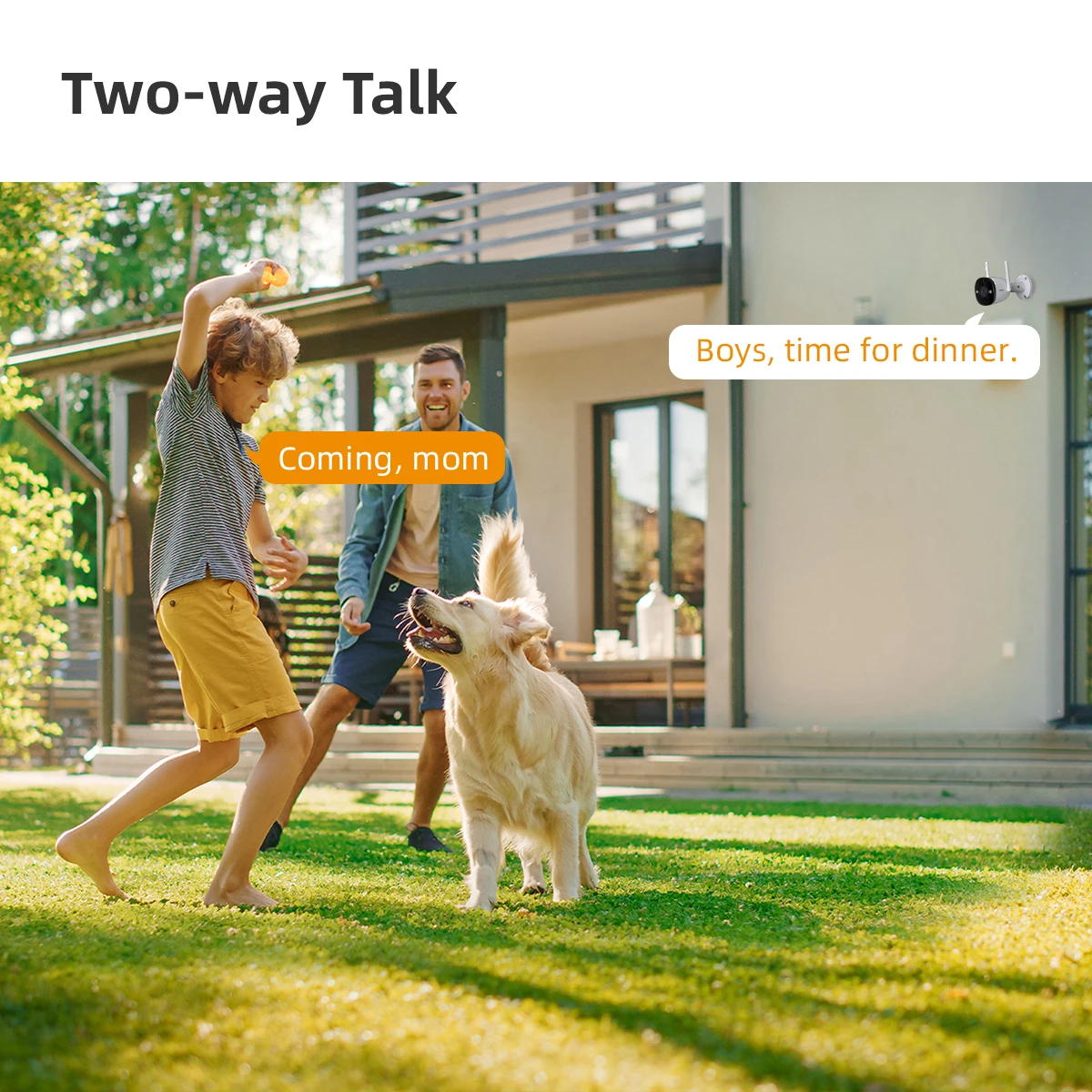 Pаспродажа Dahua Imou Bullet 2 1080P уличная IP камера видеонаблюдения детекция людей Smart Color ночное видение двусторонняя аудиосвязь IP67 Класс защиты встроенный пр...