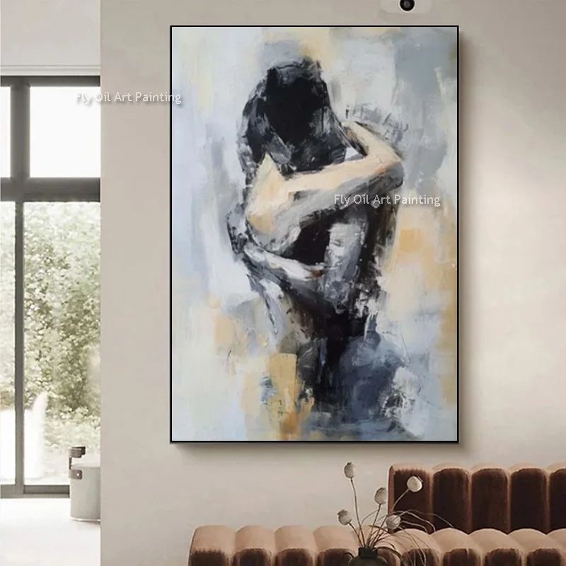 

Абстрактная картина маслом FLY OIL ART