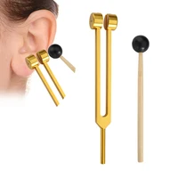 128Hz Medical Nerve Massager Chakra Tuning Fork Set For Sound Therapy Ear Picking Tool Ringing Clip Sleek Portable Adjustable