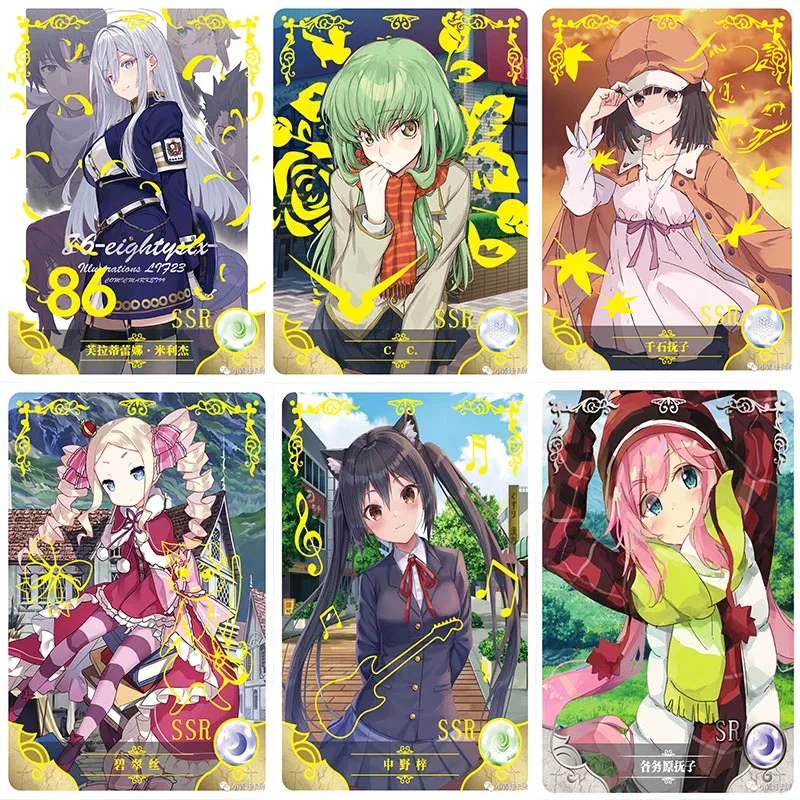 

История богини Vladilena Milize Emilia beатрис Адзуса Накано Nyaruko Tsutsukakushi TsukikoAnime коллекционная карточка